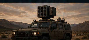 SkyMoat concept on a tactical ground vehicle